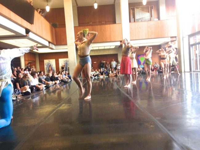 Dancers in the 2015 Brown Bag Series. Photo credit: Cameron Luttrell