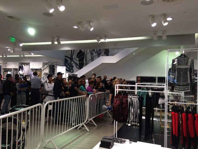 The+Balmain+x+H%26M+collection+sold+out+at+NorthPark+after+only+two+hours+and+23+minutes.%0A%28Photo+by+Chandler+Helms%29