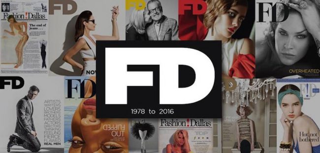 For nearly a decade, Dallas fashionistas have flipped through the slick, stylish pages of FD, but Februarys issue will be its last. Photo credit: Facebook