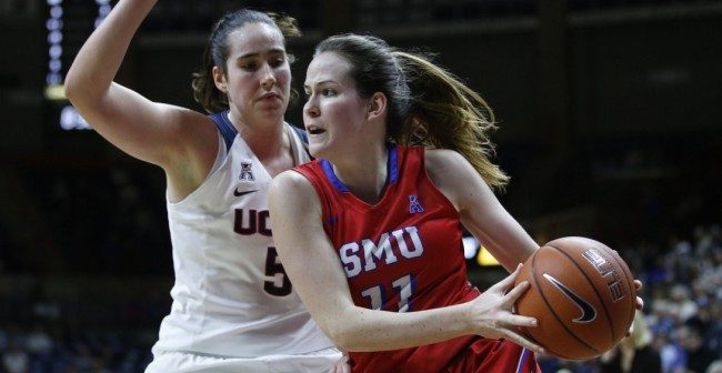 Keely Froling averaged 4.5 points in 49 career games at SMU (Photo Credit: David Butler II-USA TODAY Sports).