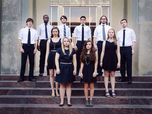 Stampede is the first student-run, mixed a cappella group on SMU's campus. Photo credit: Facebook