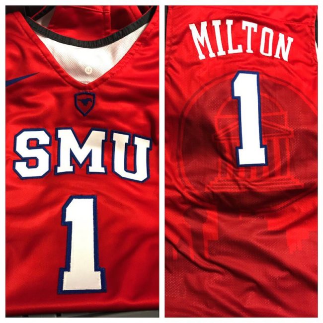 SMU+Basketball+receives+custom+uniforms+from+Nike