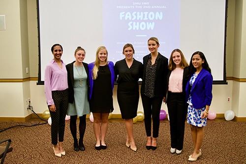 SWE (Left to Right) Hebah Jaffery, Marissa Dusek, Julia Turpin, Annie Fishback, Haley Hannenberg, Natalie Jacks, Sunjoli Aggarwal Photo credit: Shelby Stanfield