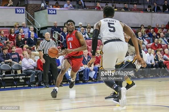 Shake Milton drives to the rim against UMBC. Photo credit: Getty Images