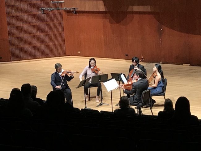 The viola quintet sticks to the Bs: Bruckner, Beethoven and Bhrams