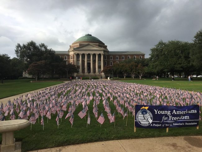 Sept. 11 Memorial in 2018 at SMU. Photo credit: Corey Obot