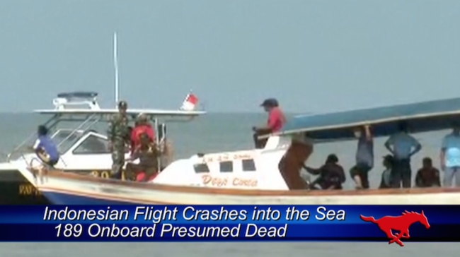 Lion Air flight carrying 189 passengers crashed into sea off indonesia Photo credit: Smu Tv