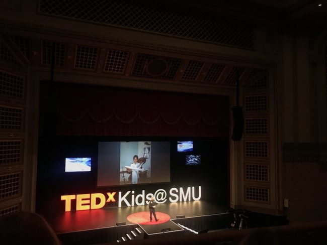 TEDxKids@SMU at McFarlin Auditorium Photo credit: Jade Osseck
