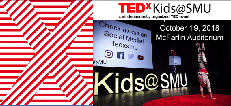 TedxKids on SMU campus Friday Oct 19: Kids have big ideas too