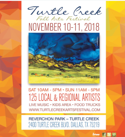 Turtle Creek Arts Festival Flier
