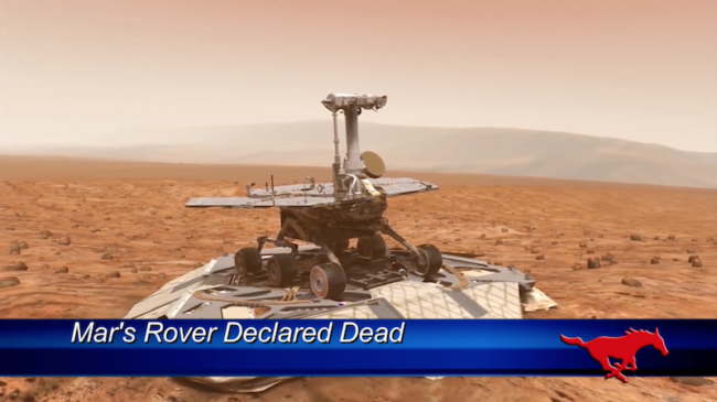Mars Rover is declared dead by NASA. Photo credit: CNN
