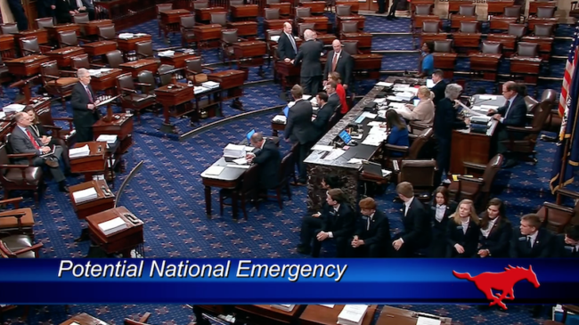 The Senate passes a new spending bill. Photo credit: CNN
