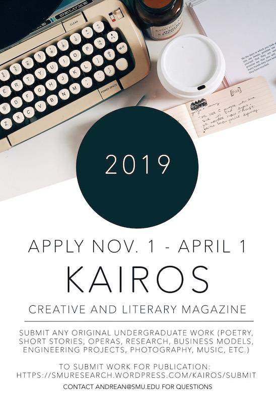 SMU undergraduate research and creative arts journal welcomes submissions