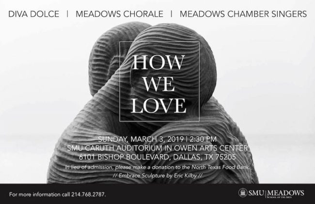 How We Love event flyer. Photo credit: SMU Choir