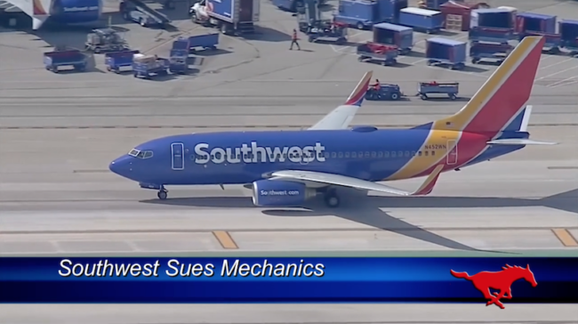 Southwest plane on the tarmac. Photo credit: CNN