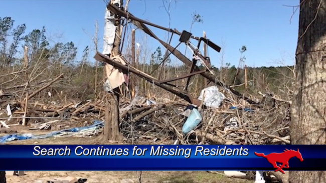 Debris left by deadly tornadoes in the southeast. Photo credit: CNN