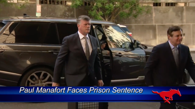Paul Manafort faces prison sentence. Photo credit: CBS