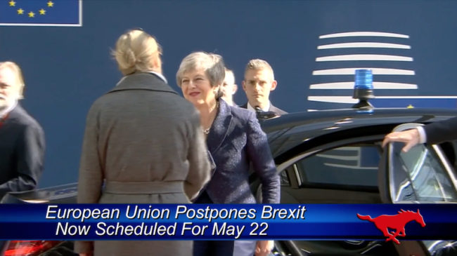 British Prime Minister Theresa May exiting her car. Photo credit: CNN