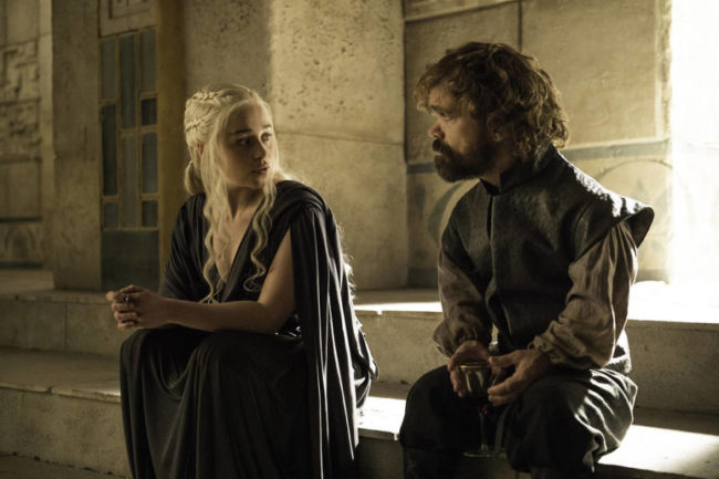 Dany and Tyrion have a chat. Photo credit: Creative Commons