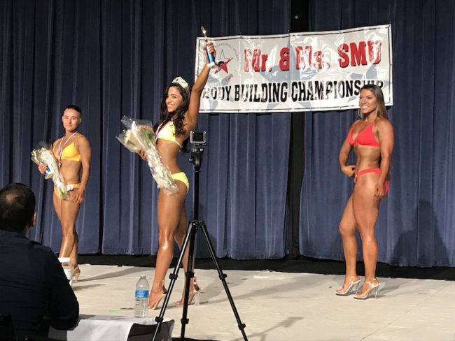 Maryam Dezfuli was crowned Ms. SMU at the end of the evening. Photo credit: Caitlin Williamson