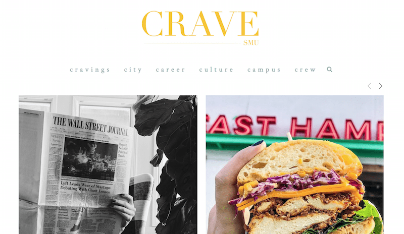 Seven students launch SMU Crave, a new campus lifestyle website