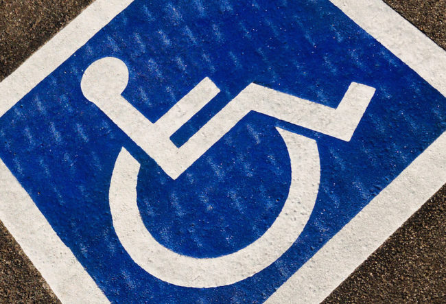 Handicapped parking space Photo credit: Will Buckner