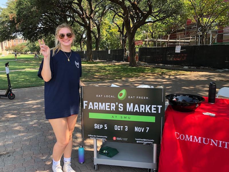 SMU’s First Farmer’s Market Brings Healthy Foods to Campus