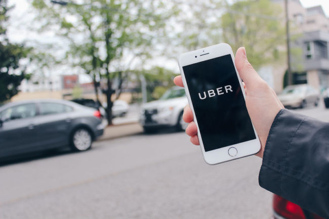 A popular ride-sharing app is Uber.