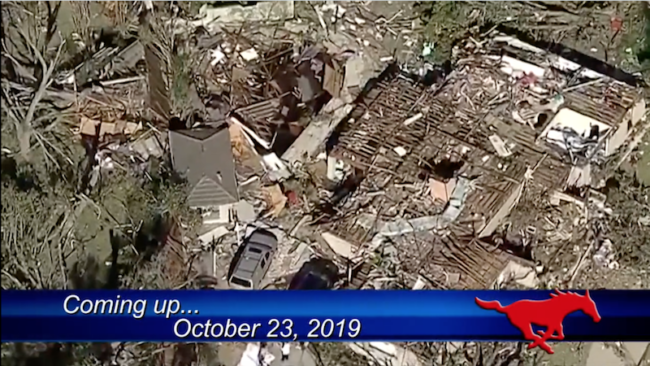 Tune in for an update on the damage from the category EF-3 tornado that hit Dallas, who SMU football will take on next, and what favorite fan food has its own month. Anchors Haley Mnick and Maha Razi have the scoop Photo credit: May Bolte