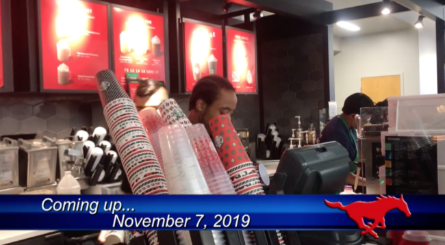 Anchor Shelby Fishman covers the tornado clean up efforts, an e-cigarette company making major changes, and Starbucks holiday cheer. Photo credit: Giovanna Hnath