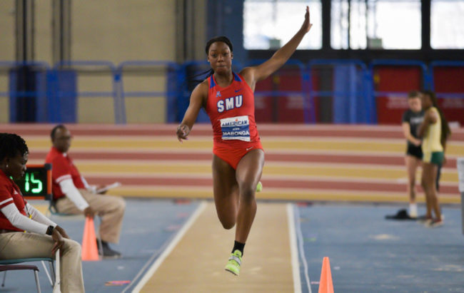 Atipa Mabonga Featured in Red Photo credit: SMU Athletics Website