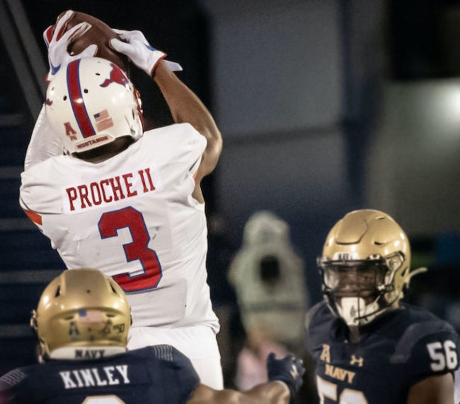 James Proche set six SMU career records during his time on The Hilltop.