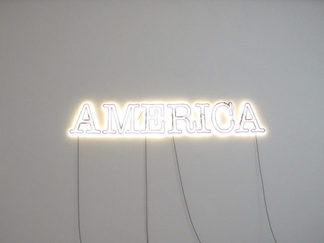 "America by Glenn Ligon" by lynn dombrowski is licensed under CC BY-SA 2.0