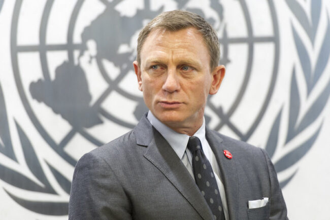 Secretary-General Names Daniel Craig as UN Global Advocate on Elimination of Landmines by United Nations Photo is licensed with CC BY-NC-ND 2.0. To view a copy of this license, visit https://creativecommons.org/licenses/by-nc-nd/2.0/