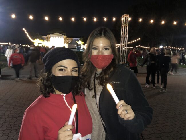 Celebration of Lights 2020 with my wonderful friend, Lauren Rangel