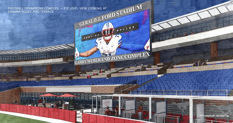 SMU Announces Construction of Weber End Zone Project with $50 Million ...