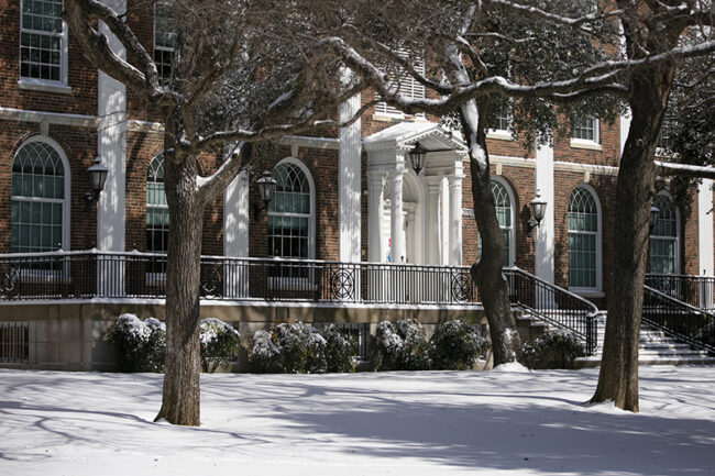 SMU closes for inclement weather and power outages, Feb 2021 Photo credit: Ash Thye