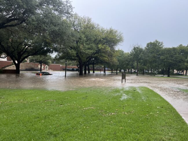 Flooding at SMU Boulevard