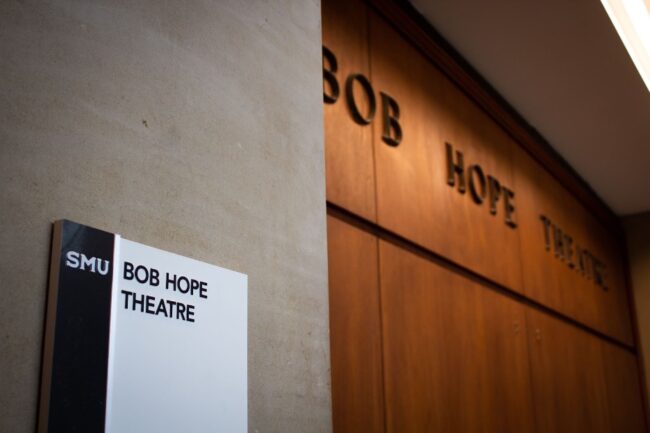 The SMU Bob Hope Theater in Meadows. Photo credit: Aysia Lane