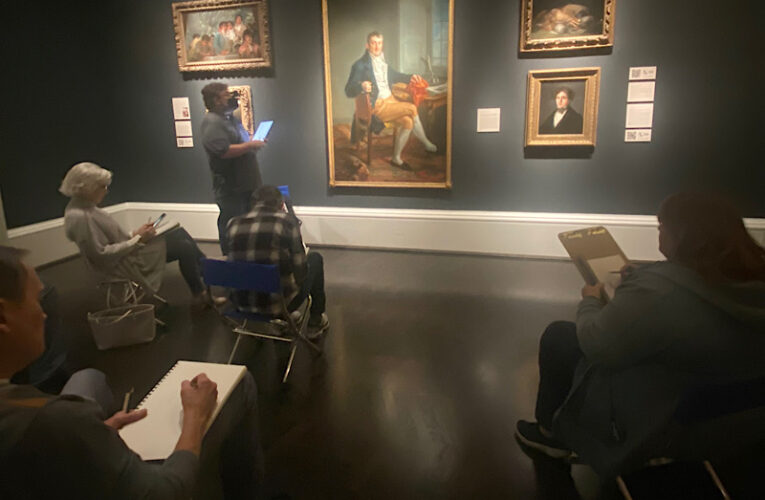 Museum goers master art of drawing from Meadows priceless art collection