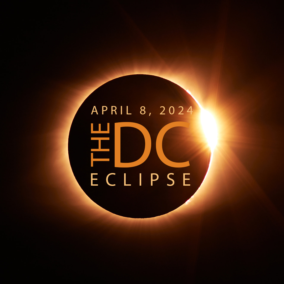 Join The DC on Dallas Lawn from 12 - 2 p.m. to watch the 2024 eclipse.