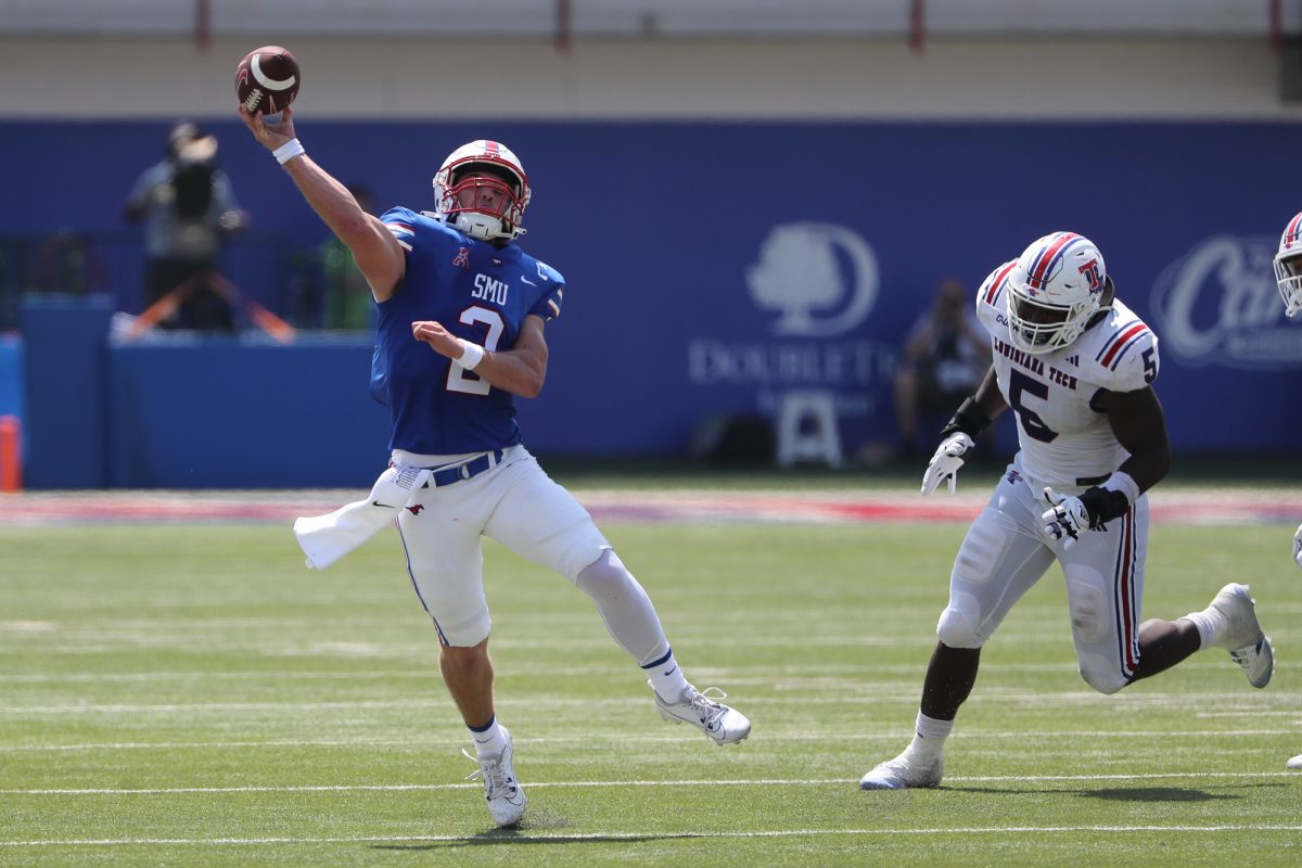 Preston Stone made his debut as starting quarterback at Ford Stadium in 2023. He is now a Junior.