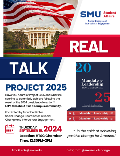 SMU's Real Talk talks Project 2025