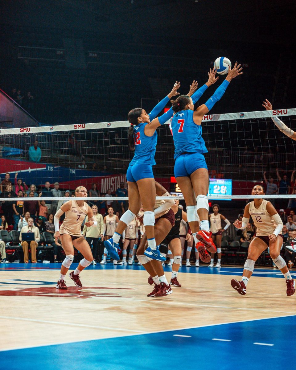 SMU volleyball claims another victory after defeating Florida State