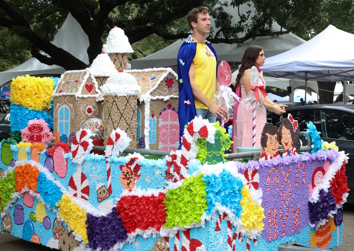 SMU's Alpha Chi Omega partners with Beta Upsilon Chi for SMU's 2024 Homecoming in Dallas, Texas, on Nov. 2, 2024.