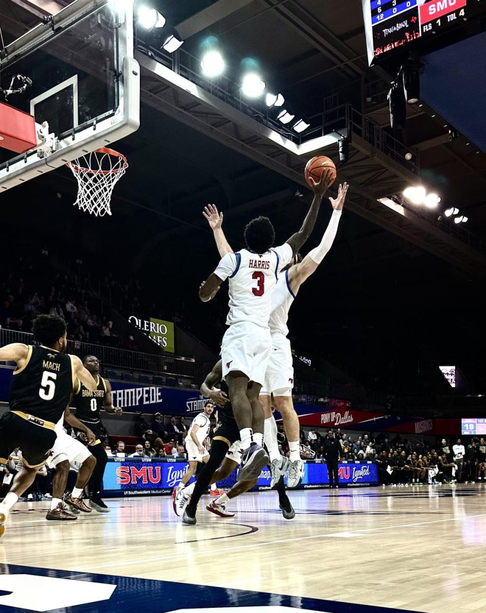 SMU men's basketball dominates Alabama State on the court