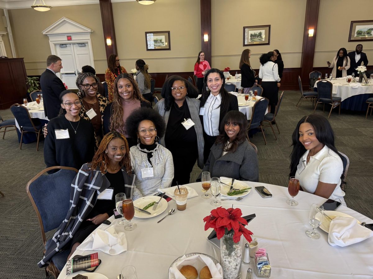 Black Law Student Association luncheon attendees pictured together after Honor Judge Tanya Parker's keynote speech.