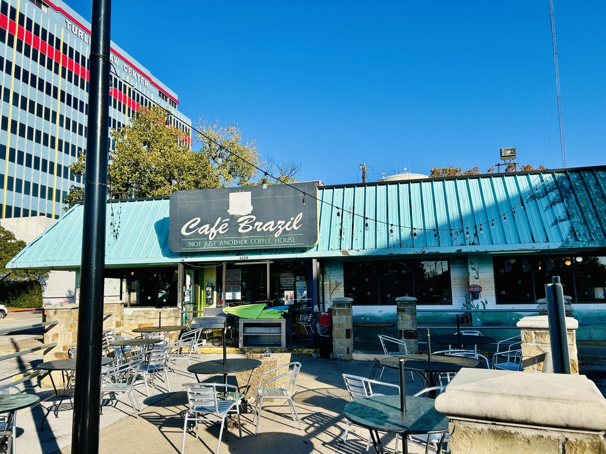 Cafe Brazil, a 24/7 diner frequented by SMU students, would be replaced by an office building in the proposed reconstruction.