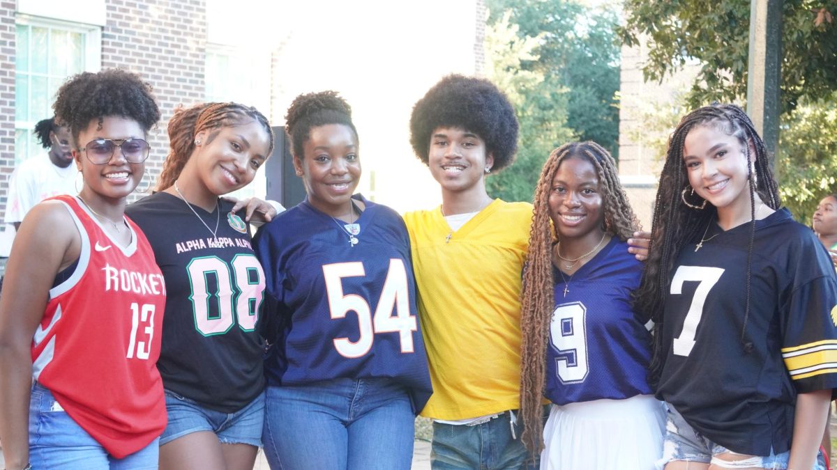 SMU’s Association of Black Students during staff meeting (Courtesy of Grace Burno)