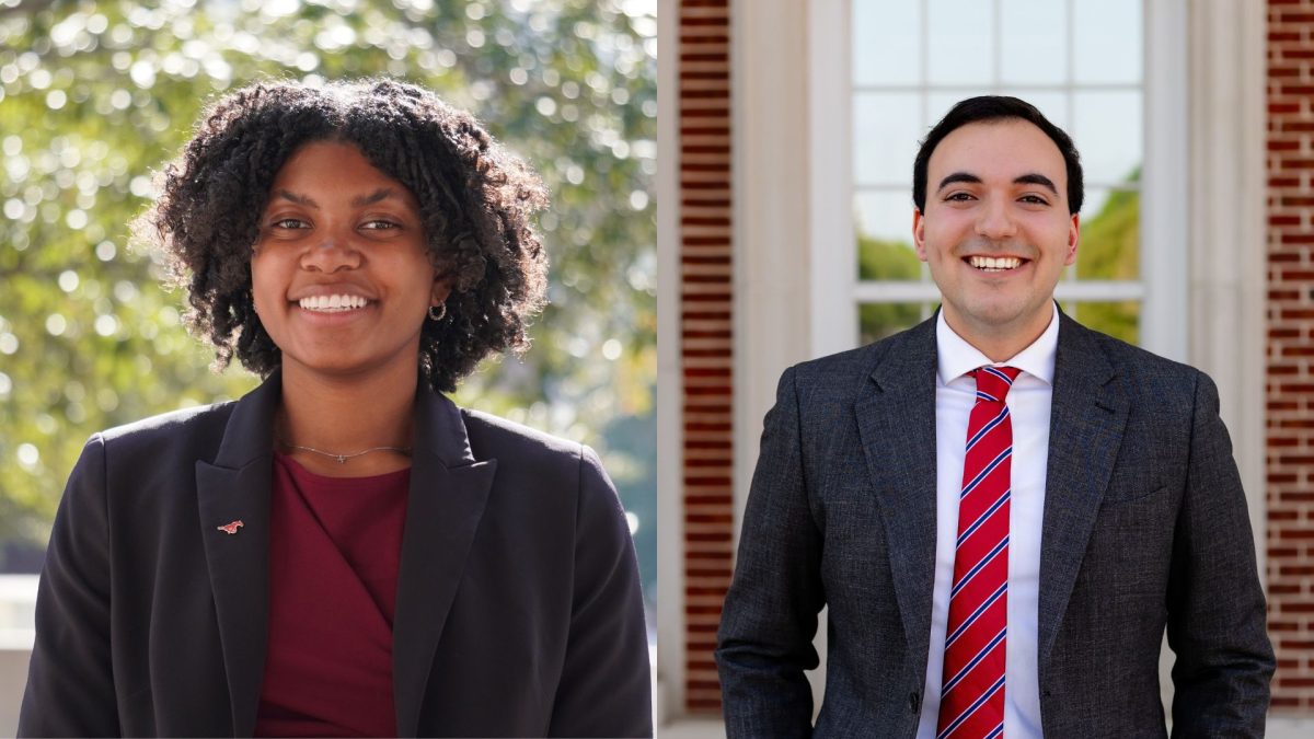 Jazmin Darjean will serve as student body president and Owen Bartosh as student body vice president in the 113th SMU Student Senate. 